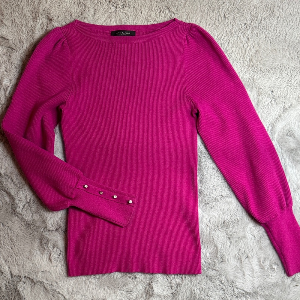 Ann Taylor Pink Sweater